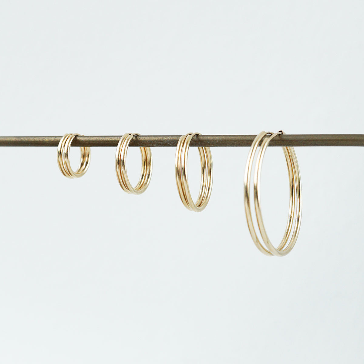 Eternal Hoops (Gold Filled)