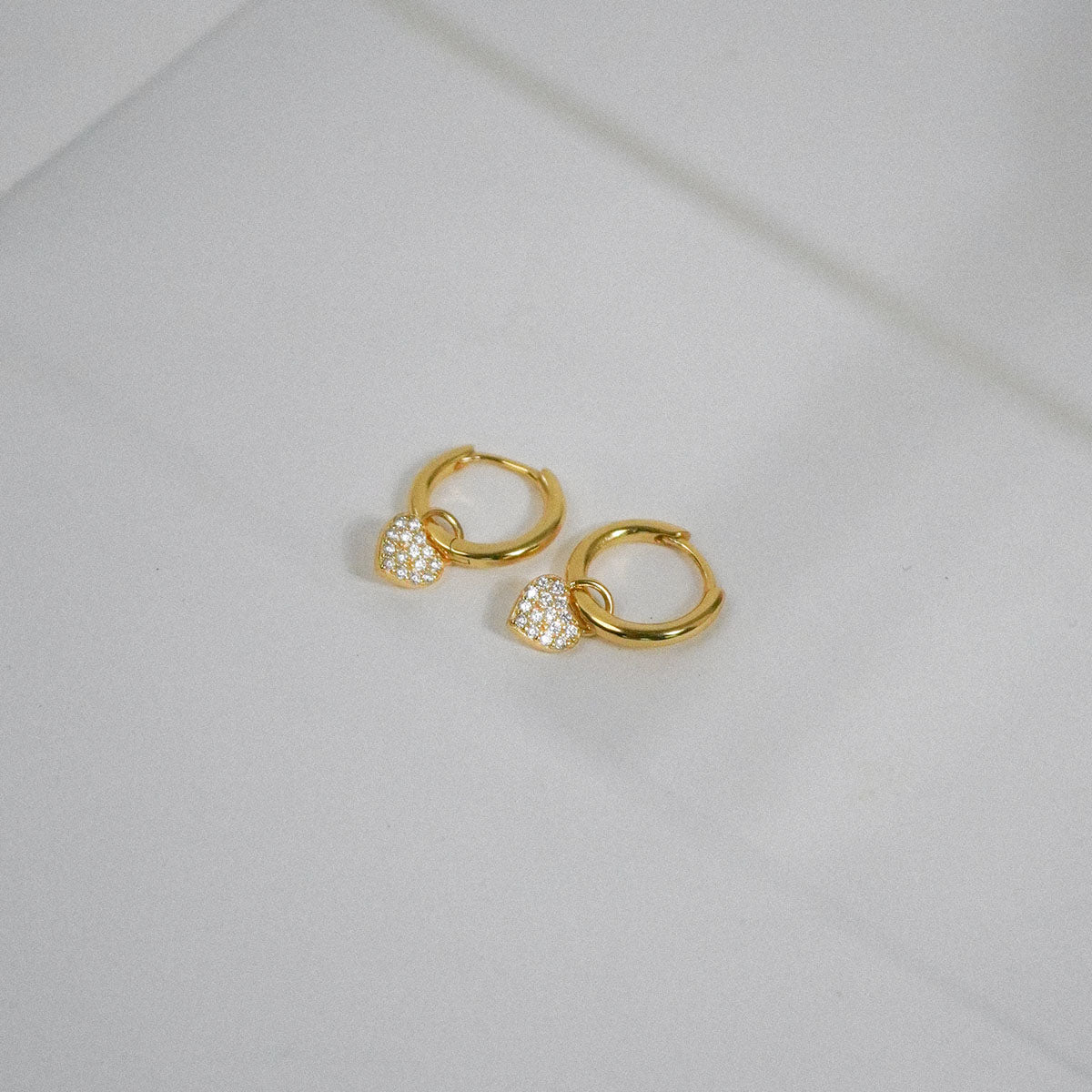 Lumiere Pave Hoops