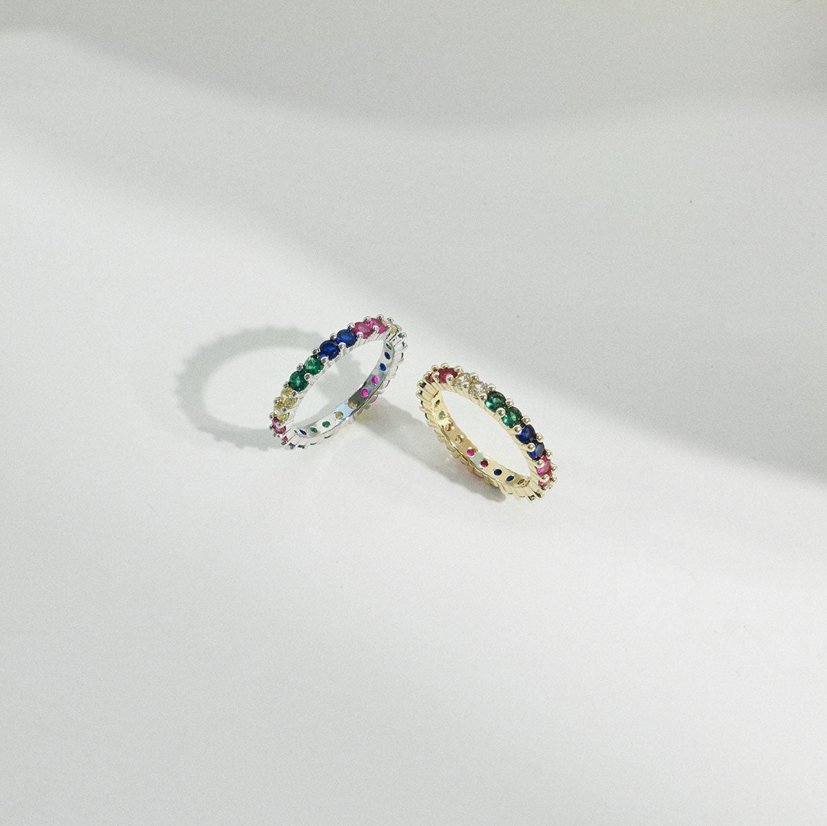 Rainbow Eternity Ring
