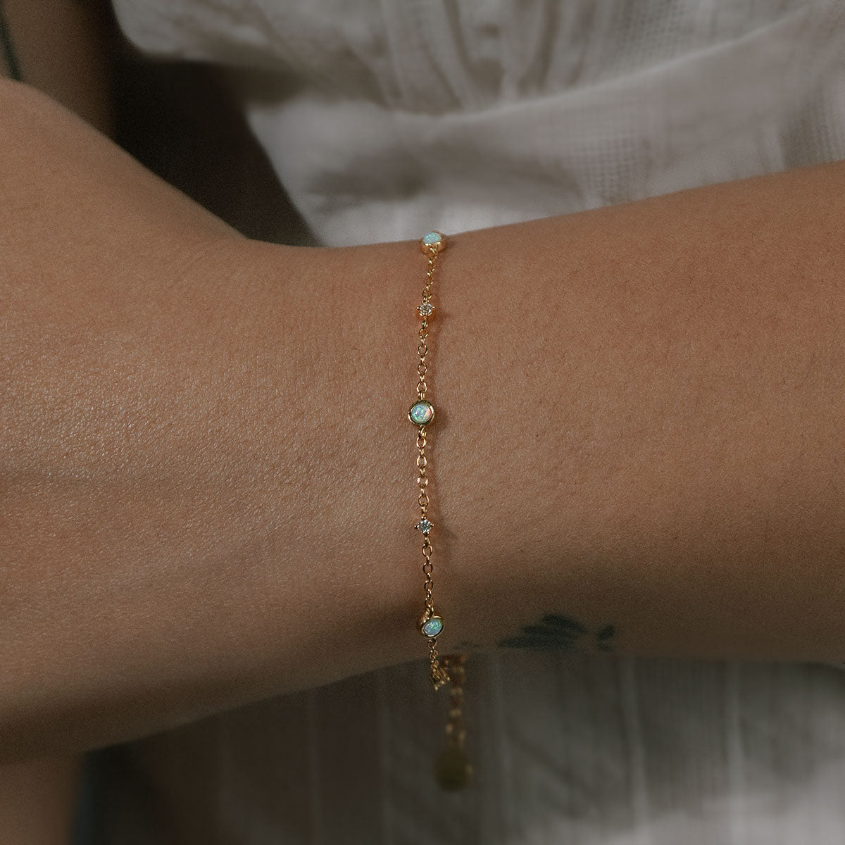 Opal Station Bracelet
