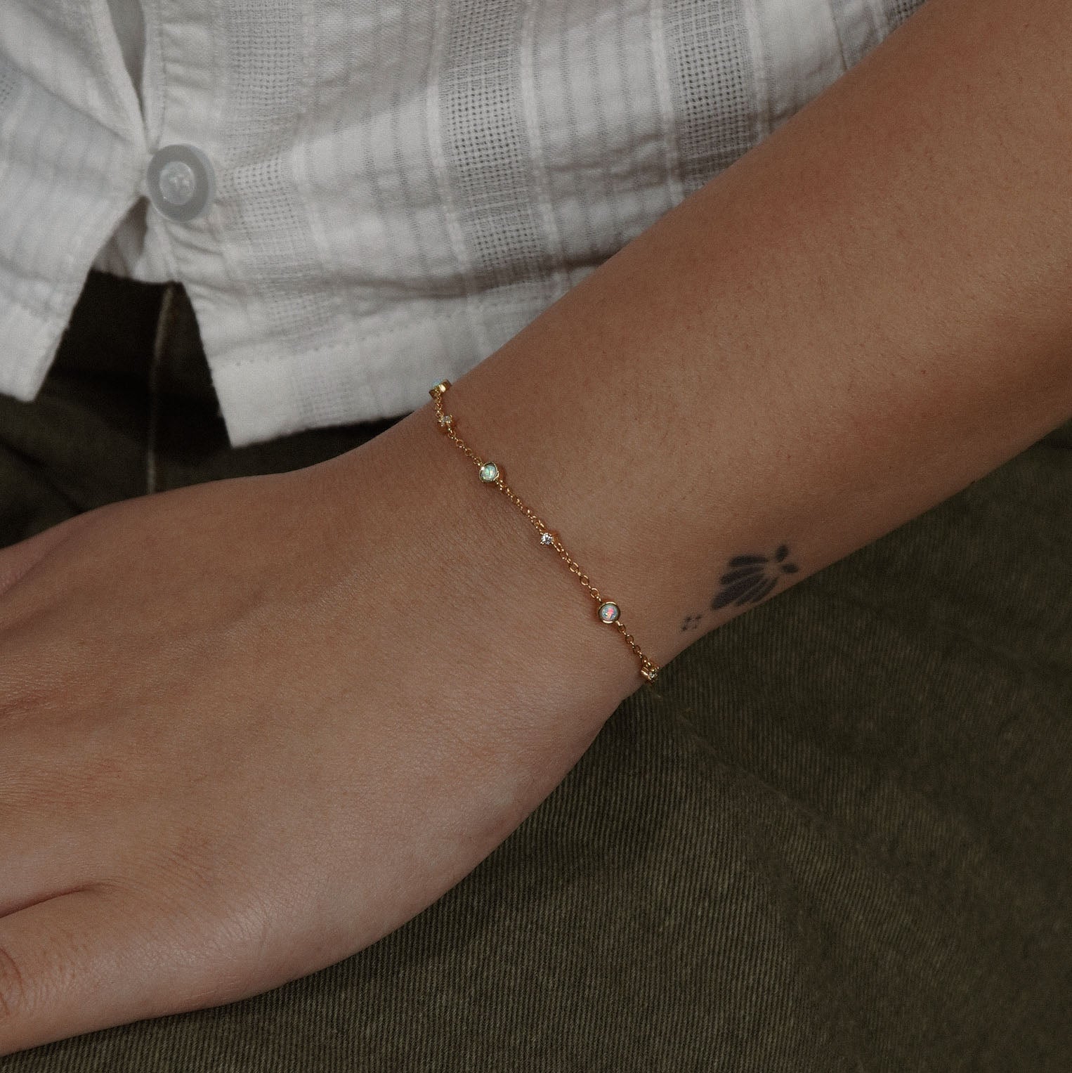 Opal Station Bracelet