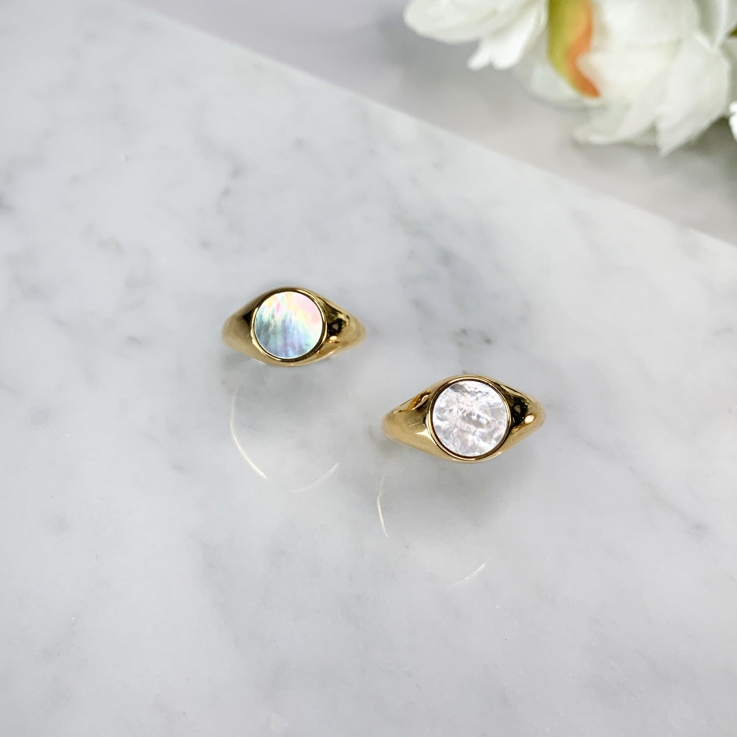 Sedna Mother of Pearl Ring