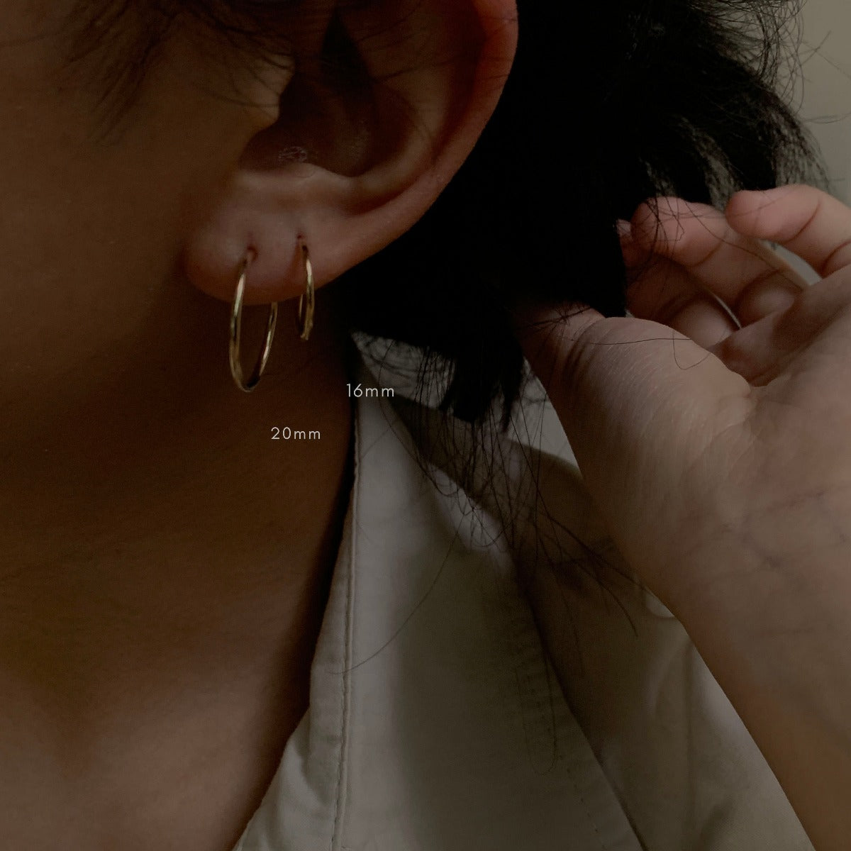 Eternal Hoops (Gold Filled)