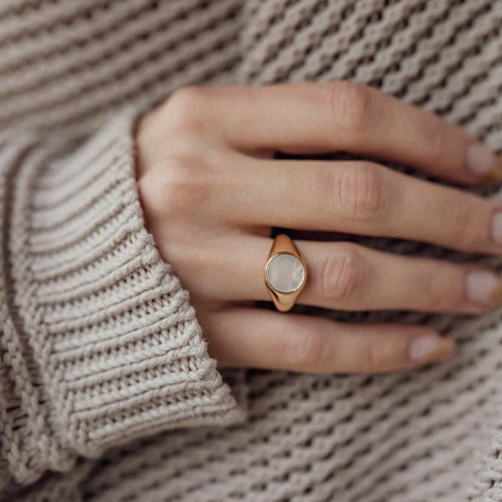 Sedna Mother of Pearl Ring